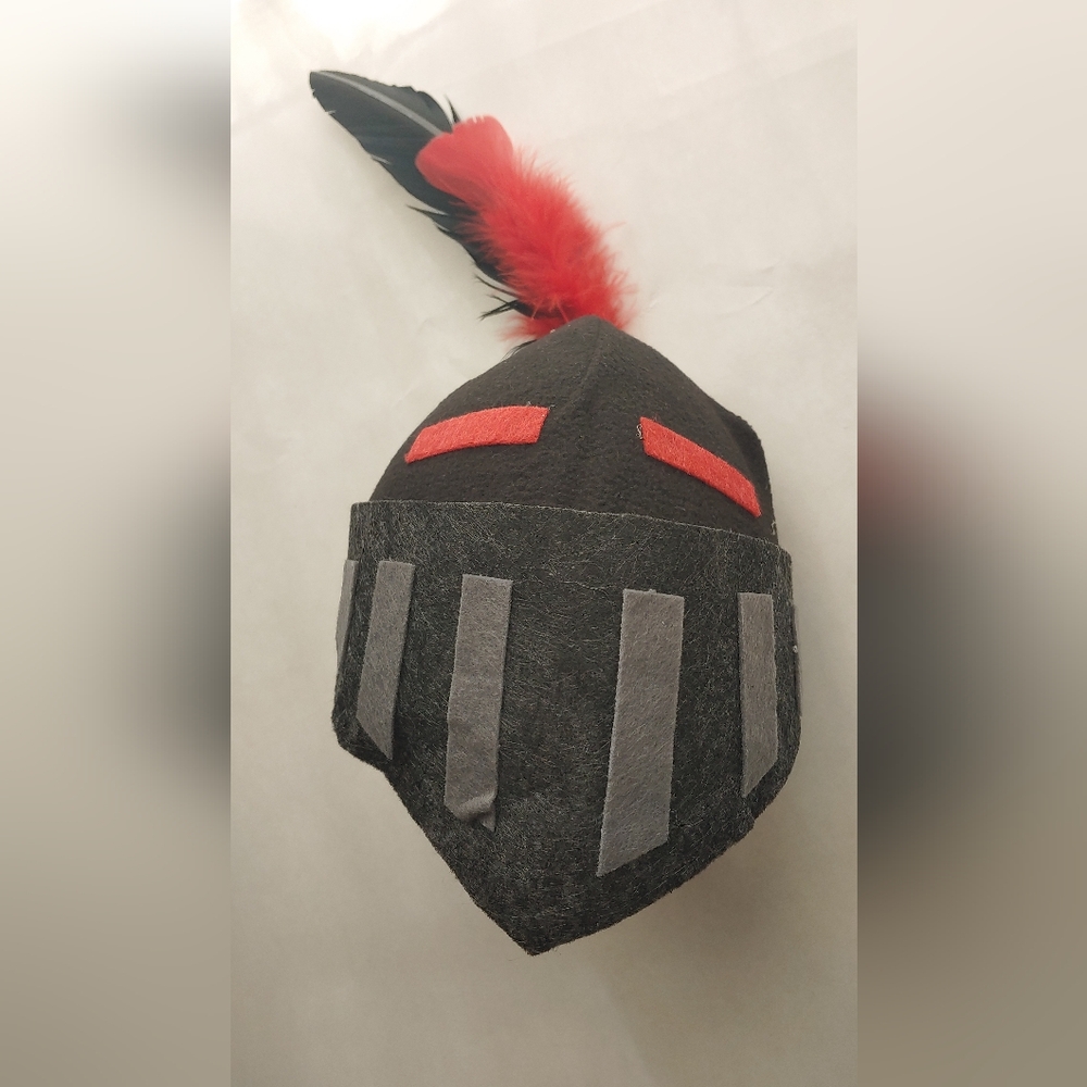 Handmade knight puppet head